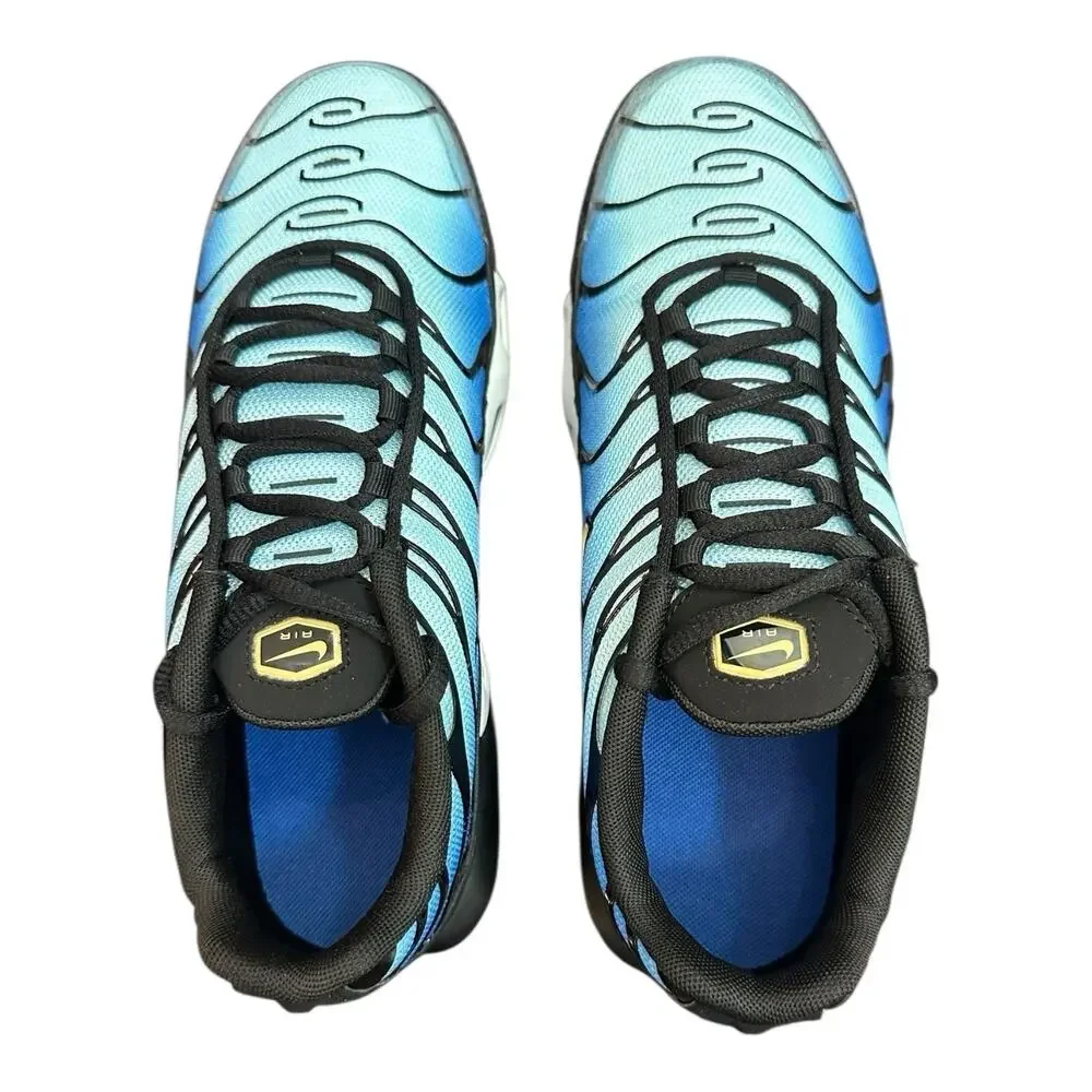 Nike Air Max Plus Chamois Sky Blue Black Kids Size 7Y CD0609-032 New Authentic